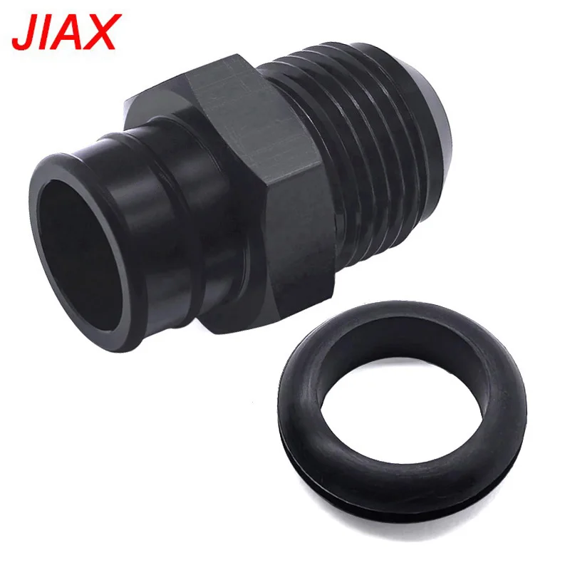 AN10 Aluminum Pusher Valve Cover Sealing Ring for Universal LS Engine Black Sealing Ring Automotive Racing Fuel Line Kit