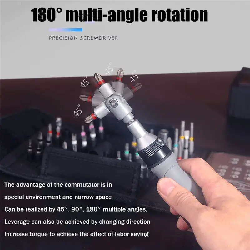 A78I Precision Screwdriver Kit, 41 in 1 Screwdriver Set, for Mobile Phone, Smartphone, Game Console with Portable Storage Bag