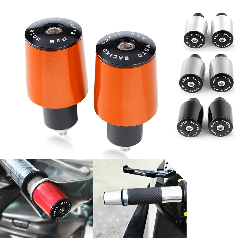 Gsxr 600 22mm Motorcycle CNC Handlebar Grip End For Suzuki Gsxr600 Gsxr750 SV650 GSR750 GSXS750 Handle Bars Grip Cap Plug Slider