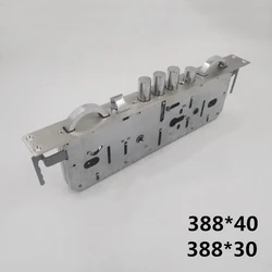 EGFirtor Metal Stainless Steel Mortise Electronic Lock Body Fingerprint Lock 388X30/40MM Square Bolt And Cylindrical Bolt