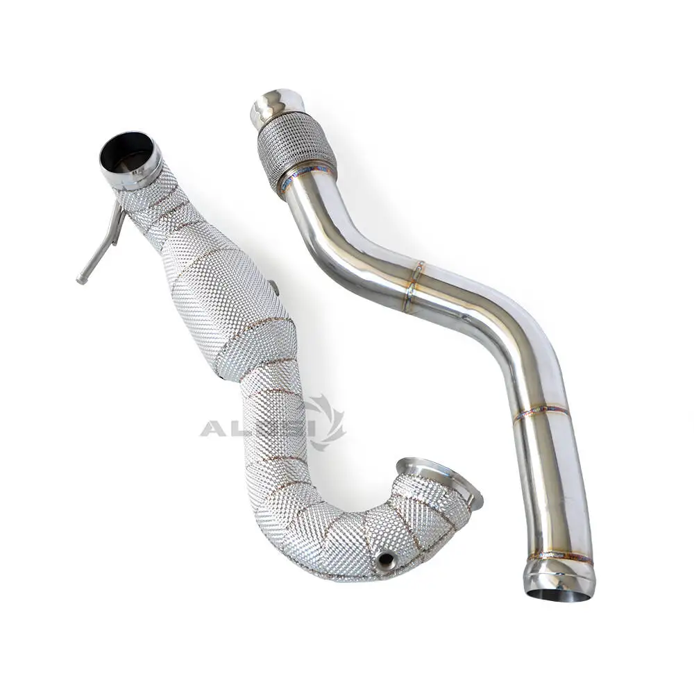 

Exhaust Lower Pipe Mercedes AMG CLA45 2.0T C117 2014-2018 High Flow Sports Exhaust Pipe Catalytic Converter Stainless Steel