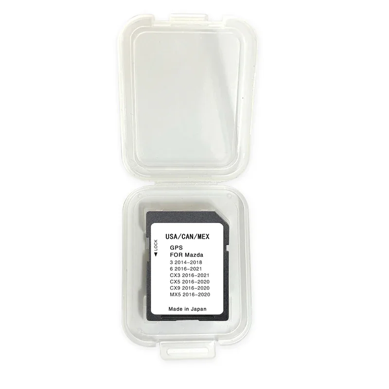 2022 Navigation 16GB SD Map Card Sat Nav Card for Mazda CX9 5 3 2016-2020 North Americ Car