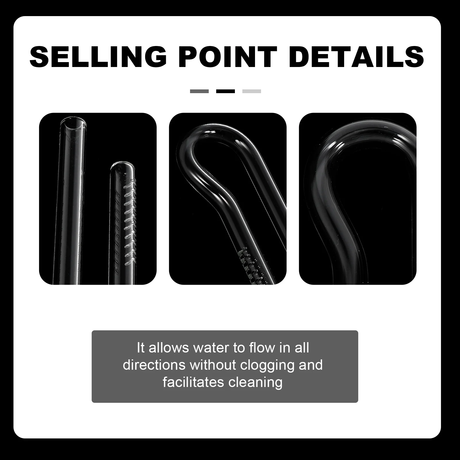 

1Pcs Fish Tank Glass Water Inlet Pipe Aquarium Supply Aquarium Water Flow Tube Fish Tank Glass Inflow Tool Inflow