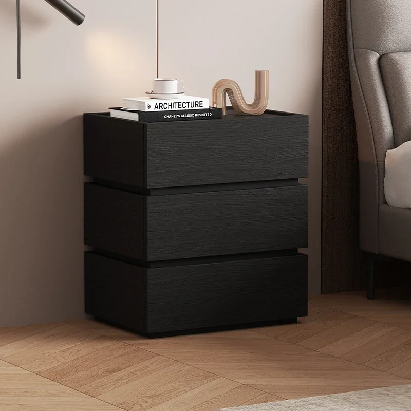 

Nightstands Narrow Luxury Bedside Table Modern Simple Wood Storage Furniture