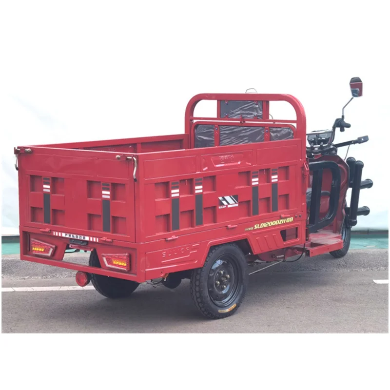 High Load Three-wheeled Electric Pickup Cargo Truck, 60V 45AH Electric Tricycle, Ideal For Household Freight And Daily Commuting