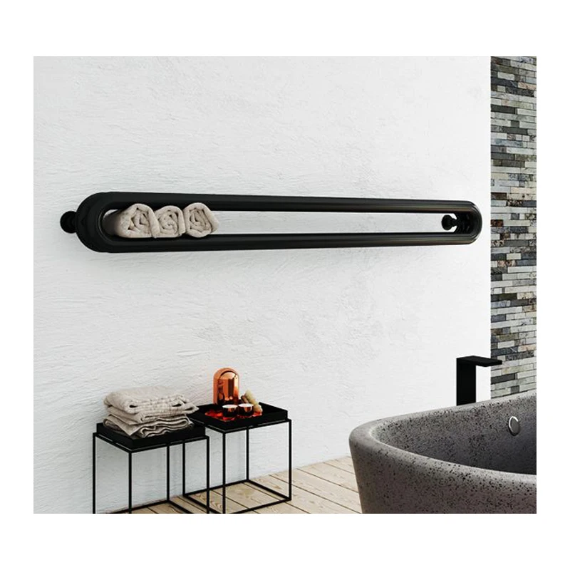 Wall-mounted electric towel rack dryer temperature-controlled towel rack heater waterproof heating towel rack with timer