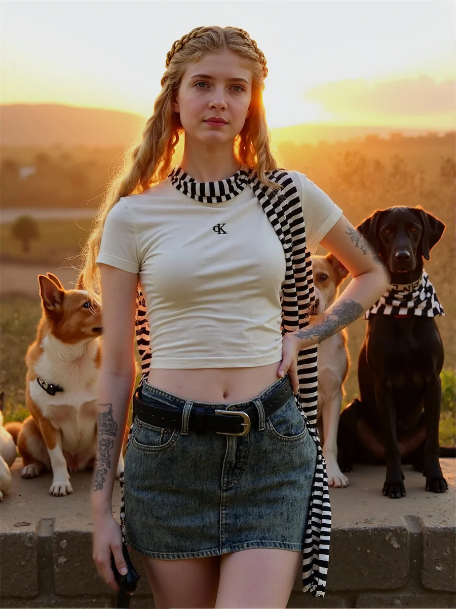 

Denim Mini Vintage Skirts 2025 Woman Women Clothes Fall Jacquard Pencil Cocktail Adult Textured Pattern Embroidered Dimensional