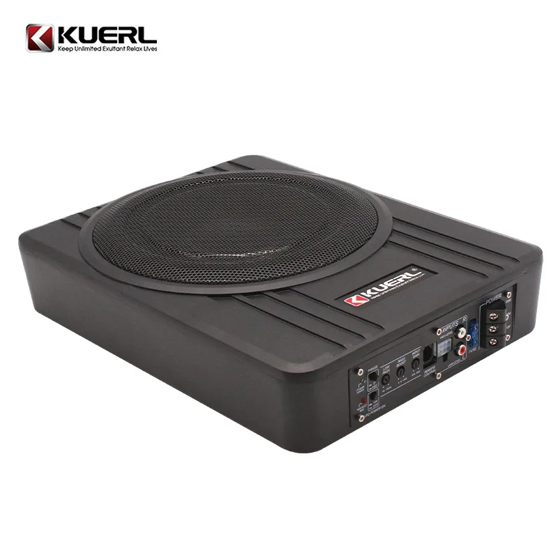 

2025 hot sale Factory direct sales 12V high-power aluminum alloy car speakers, under the seat audio modification 10-inch ultra-t