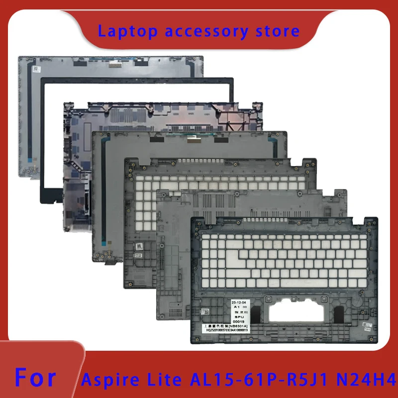 silver blue gray Suitable for N24H4 Aspire Lite AL15-61P-R5J1  laptop LCD screen back cover front panel palm rest bottom shell