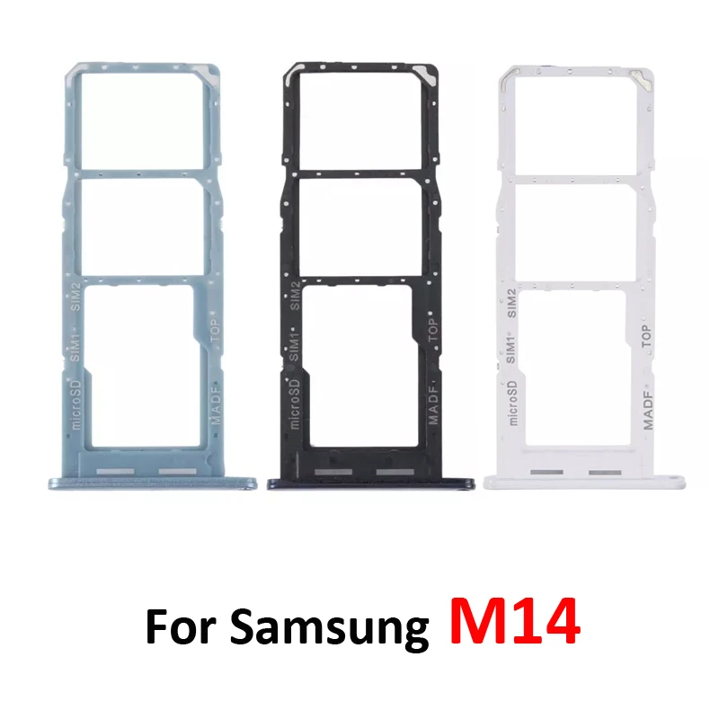 For Samsung Galaxy M04 M14 M34 M44 M54 5G Phone New Sim Chip Tray Pocket micro SD Card Reader Socket Slot Holder Part