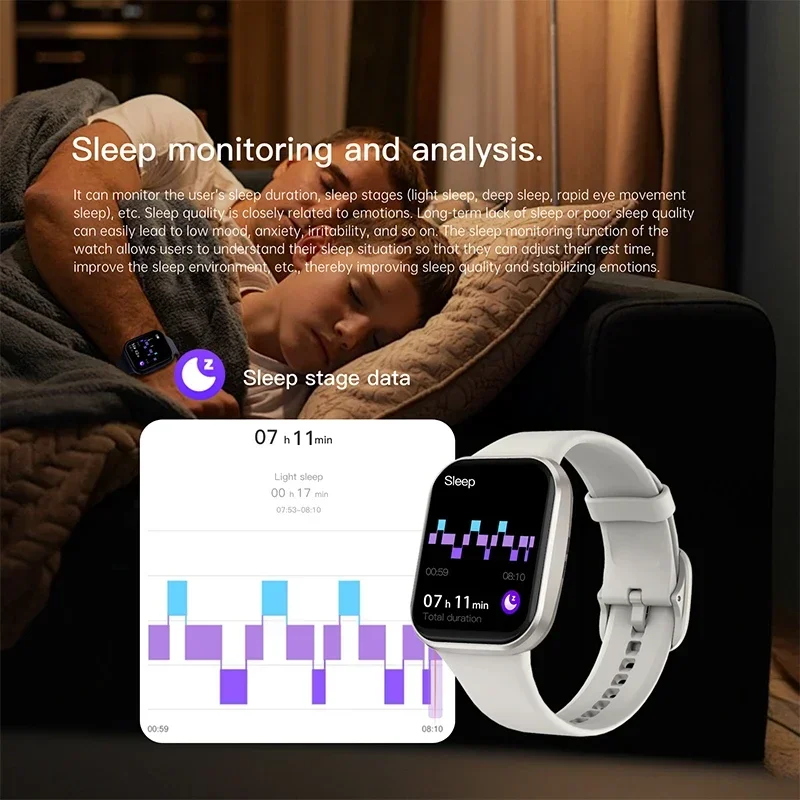 Luxury Electronics Smartwatches Fitness Tracker BT Call Smart Band Heart Monitor Sport Wrist Watches for Man Woman Android 2026