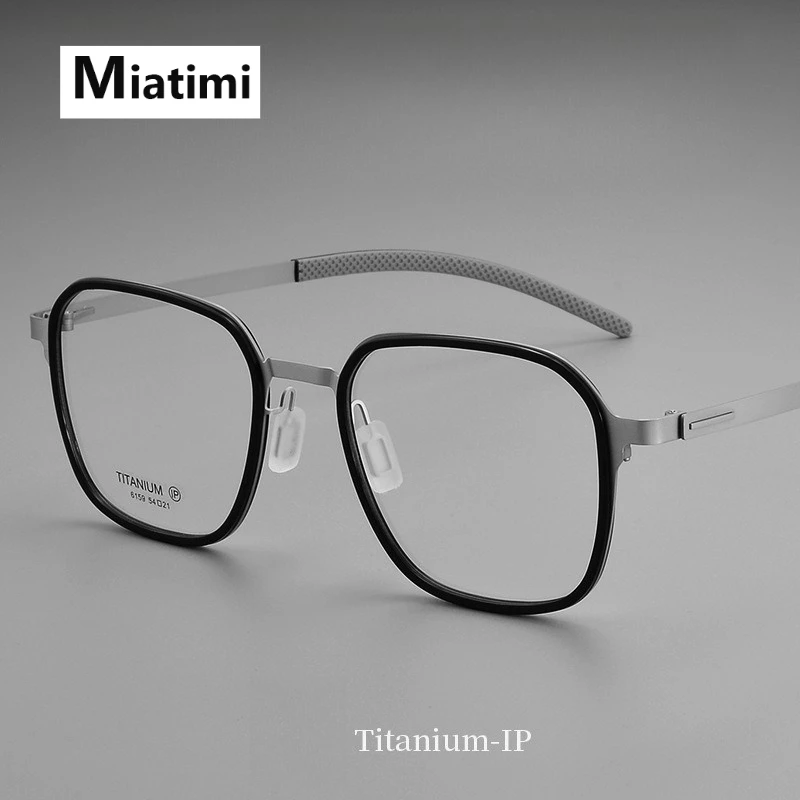 

Fashionable Comfortable Glasses Luxury Titanium Acetate Fiber Eyeglasses frames Men Optical Prescription Frames Women