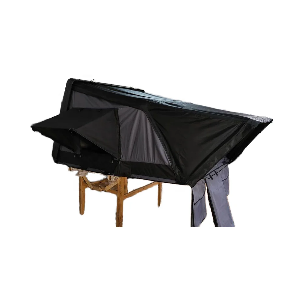 Camping Side-Opening Hardshell Roof Top Tent with Oxford Fabric Four-Season Use Quick Automatic Opening & Durable Design