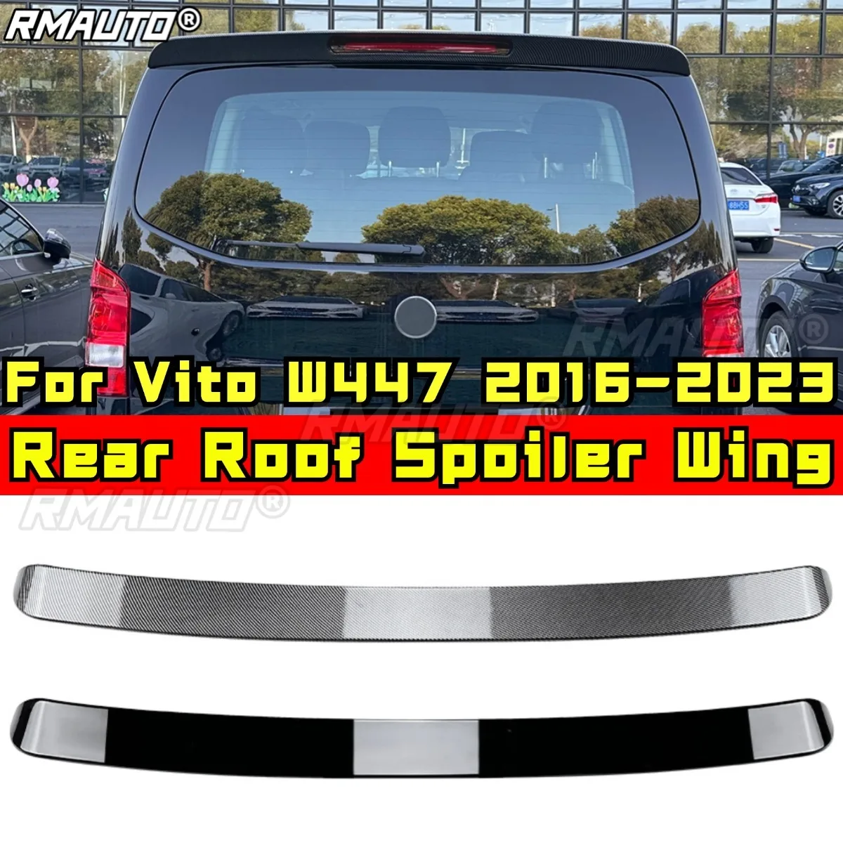 

For Mercedes Benz Vito W447 2016-2023 Body Kit Rear Roof Spoiler Rear Roof Wing Car Accessories