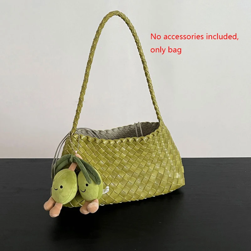 NONE Woven PU Shoulder Bag 7