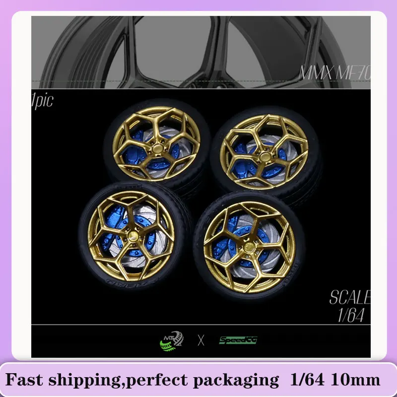 

SpeedCG 1/64 Car Modified Wheels 10/11mm SE028/SE025 Resin Wheels Rubber Tires Suitable for 1:64 Model Cars Christmas Gift