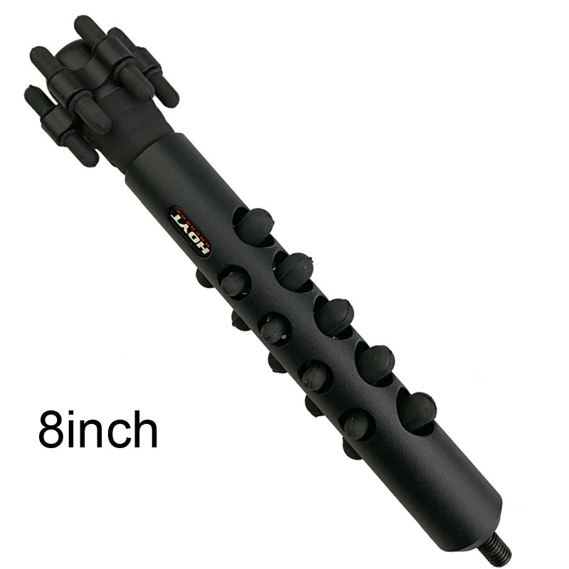 

Archery Recurve Bow Stabilizer Compound Bow Rubber Damper Hunting Shock Absorber 8 inch Shooting Sliencer Shock End