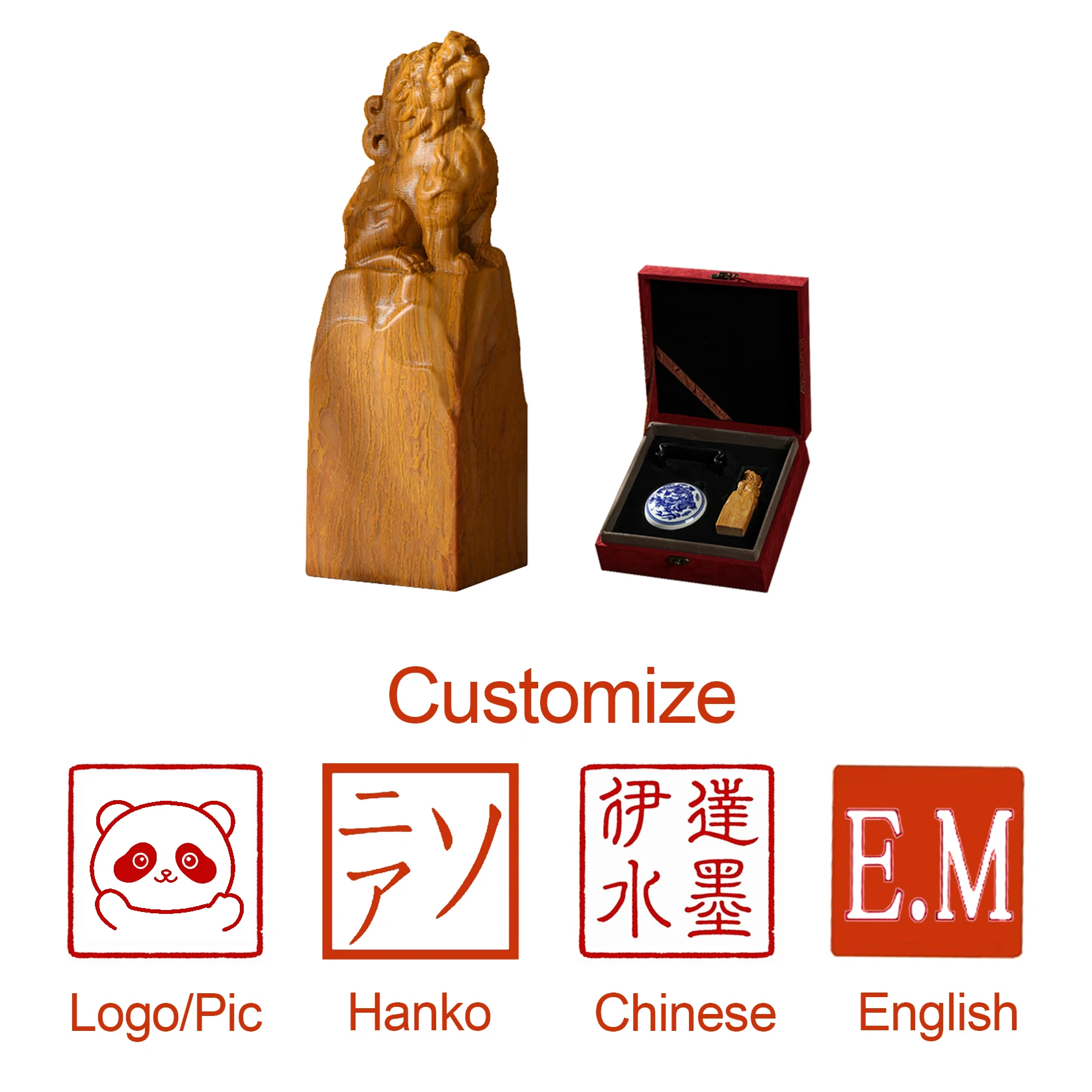 

Shoushan Stone Seal Dragon Stamp Name Stamps for Calligraphy Painting Chop School Teacher Christmas New Year Gift