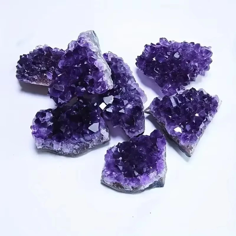 High Quality Natural Amethyst Geode Healing Crystal Amethyst Carved Clusters for Home Decor