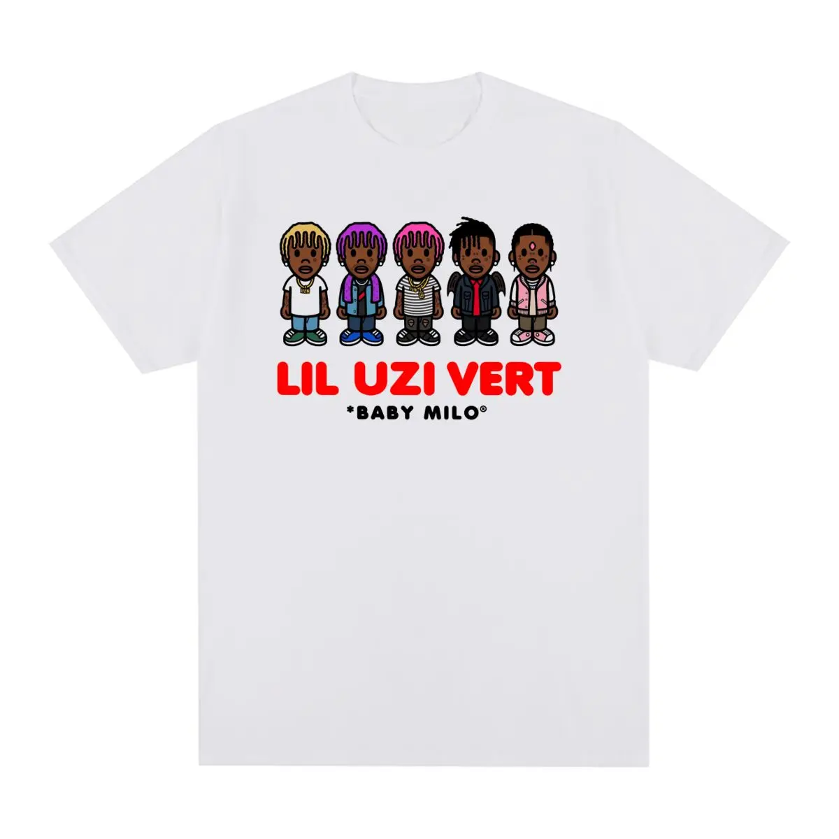 

Lil Uzi Vert Vintage T-shirt Rapper Hip Hop Streetwear Graphics Cotton Men T shirt New Tee Tshirt Womens Tops