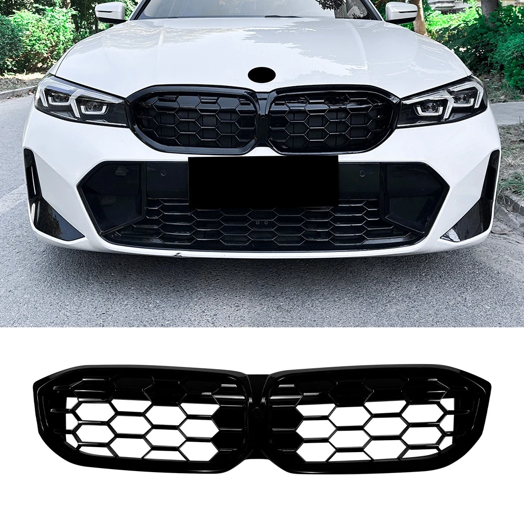

Для BMW 3 серии G20 G21 G28 LCI 2023 + передняя решетка в стиле дыхания ребенка, модифицированные аксессуары