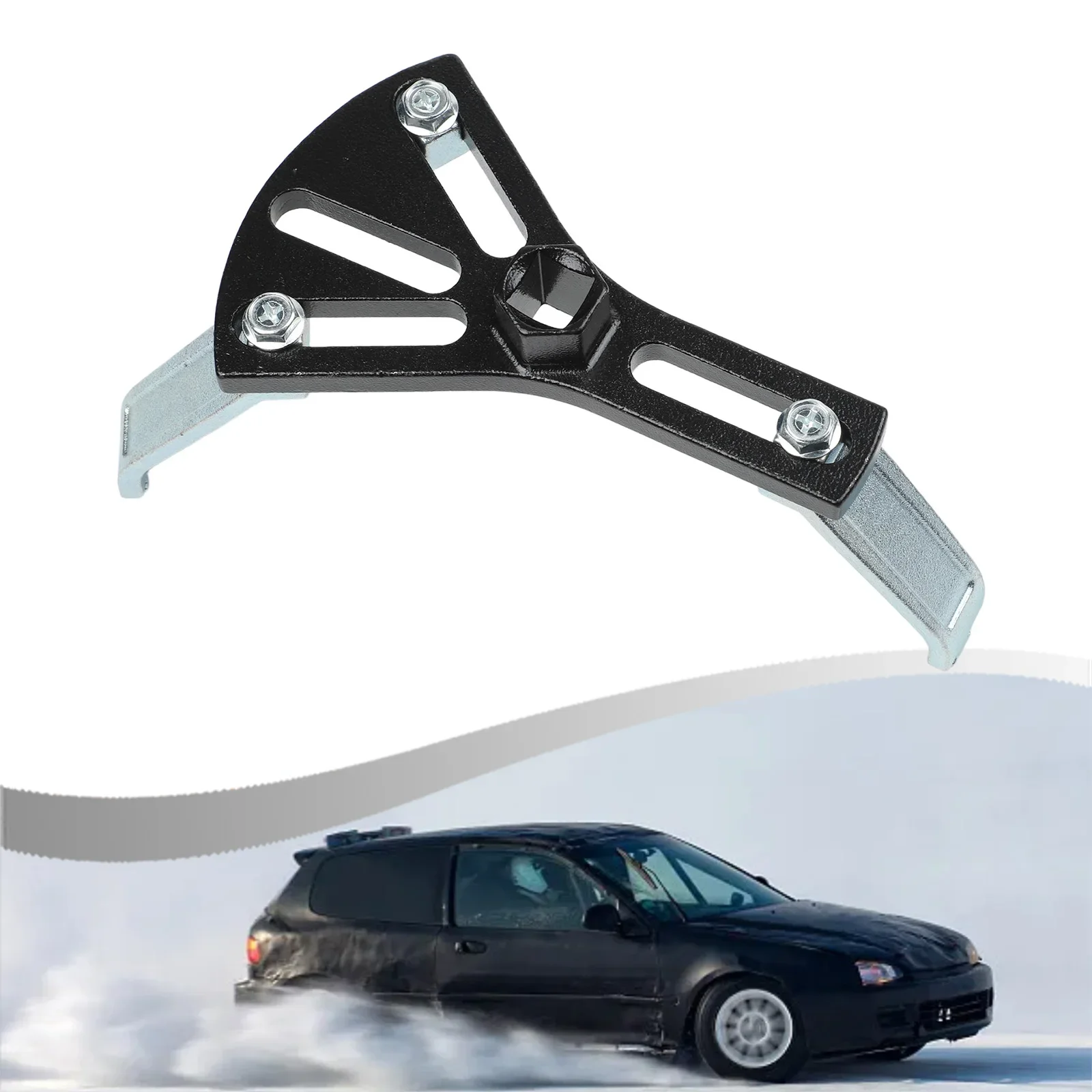 

Car Versatile Three Jaw Adjustable Fuel Tank Cover Wrench Removal Tool For Car Fuel Car Accessories