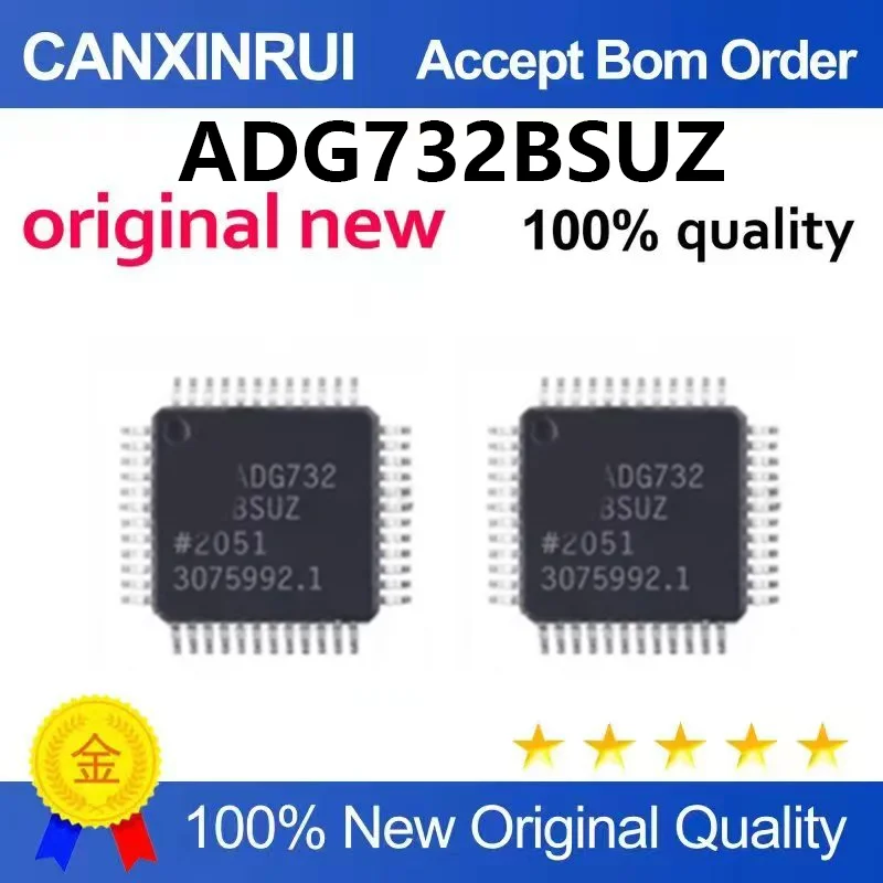 (5pcs-100pcs)Original genuine ADG732BSUZ ADG732 patch TQFP48 analog multiplexer chip