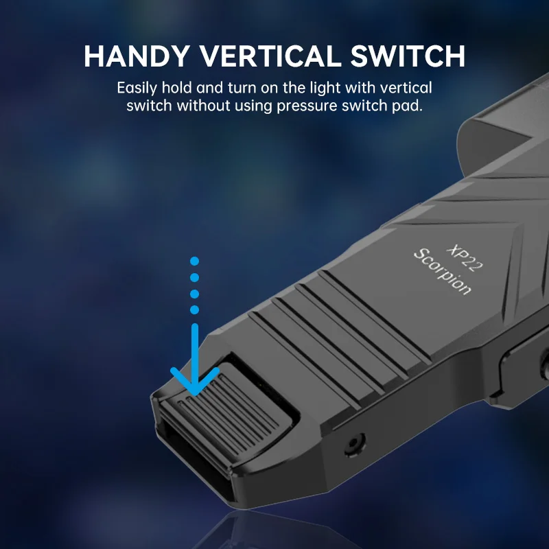Brinyte XP22 ضوء تكتيكي 1300 لومن مزدوج الرؤوس مصباح يدوي قابل لإعادة الشحن سريع الفصل #2
