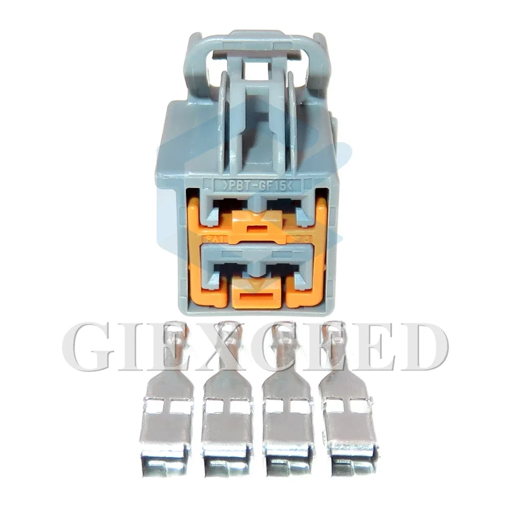

1 Sets 4 Pin 2.8 Series Grey Unsealed Wire Connector Automobile AC Assembly Plastic Housing Wiring Socket 7283-6446-40