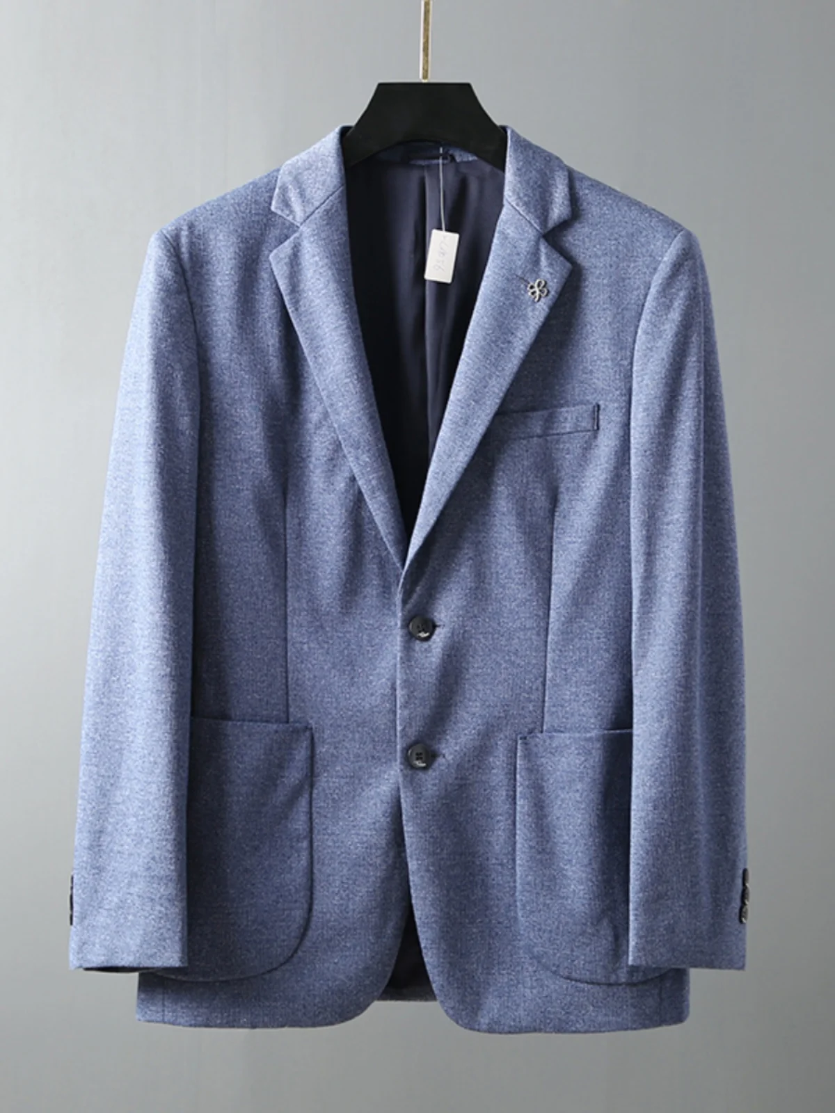 

Lightweight Casual Busin Suit Jaet Elastic Comfortable Spring Commuting Work Slim Fit Single-breasted Coat for Men