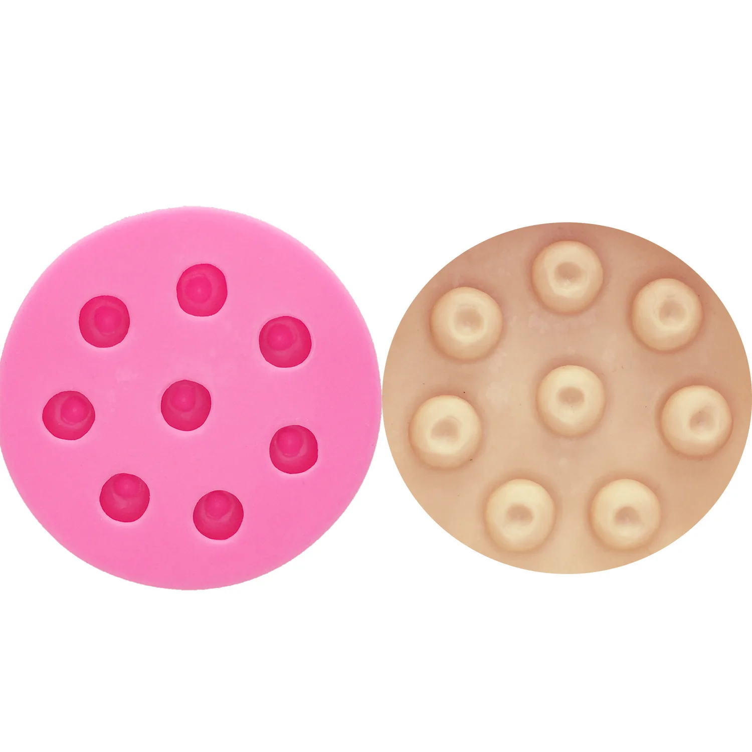 3D Mini Raspberry Blueberry Mulberry Silicone Mold for Gummy Soap Candle Wax Melt