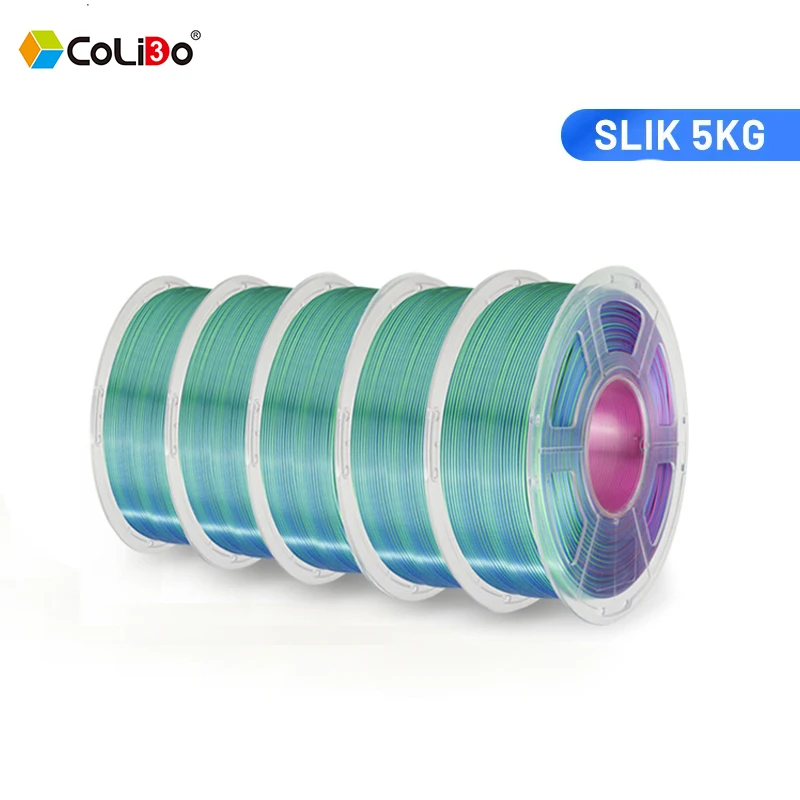 SILK PLA Filament 1.75mm 5KG PLA Plus SILK Filament High Toughness 3D Printer Filament For FDM 3D Printer