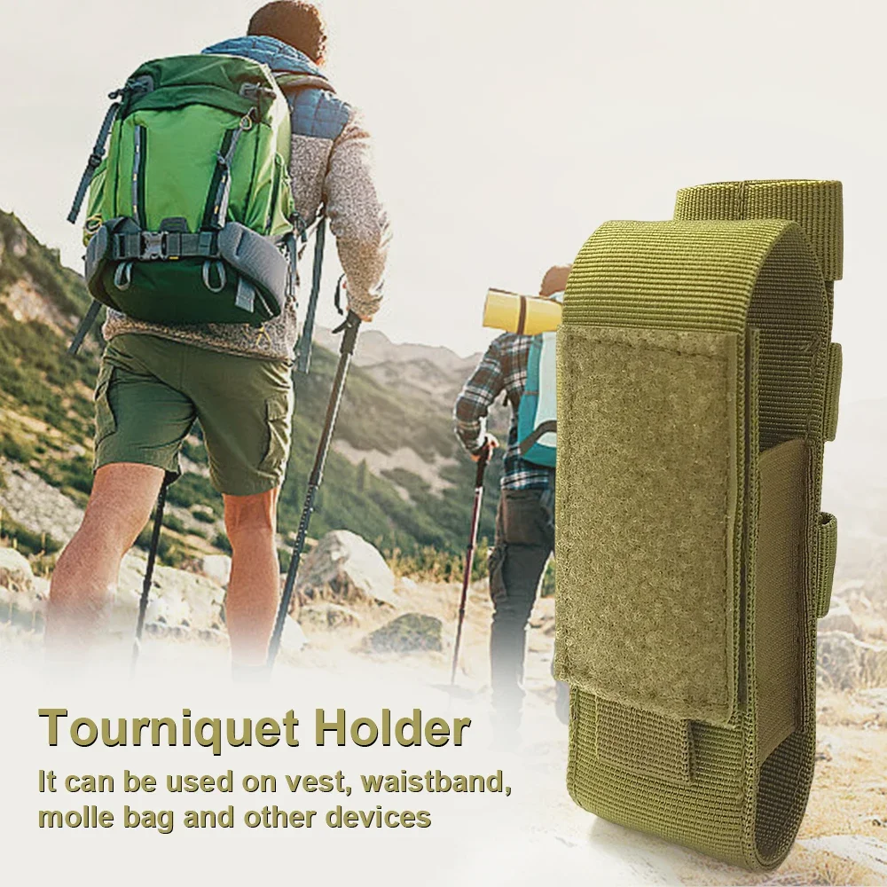 البلاستيك عاصبة حامل الأكياس مول النايلون للصدمة EMT المقصات حقيبة التخزين EDC حزام مصباح يدوي الحافظة #6