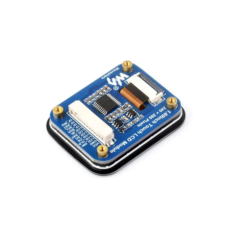 

1.69inch Round LCD Display Module with Touch panel,Micro LCD Display,240×280 Resolution,IPS,SPI And I2C Communication, 262K