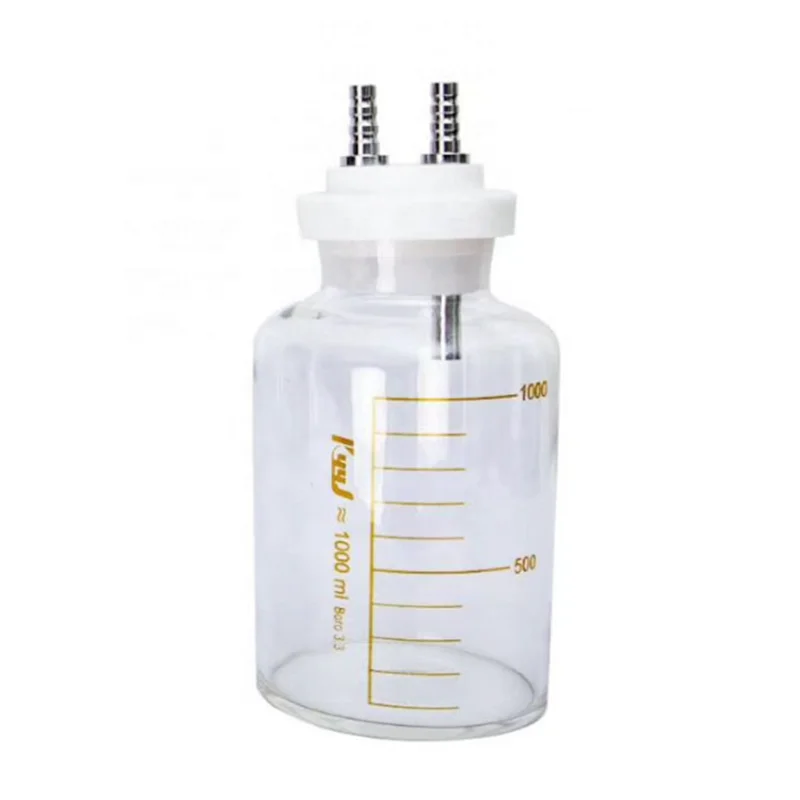 

Fat Collection Glass Bottle Autoclaves Large Capacity 1000ml Storage Bottle for Liposuctions Fat Transfer Implants