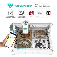 Portable Laser Engraver 3W 5W 10W 1064nm IR 1W Laser Engraving Machine CNC Laser Cutter Tool For Metal Wood Leather Acrylic