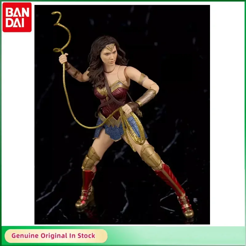 Bandai Original SHFiguarts MARVEL Wonder Woman 3 Wonder Woman Action Figure Active Joints Model Hobbies Collectible Gift