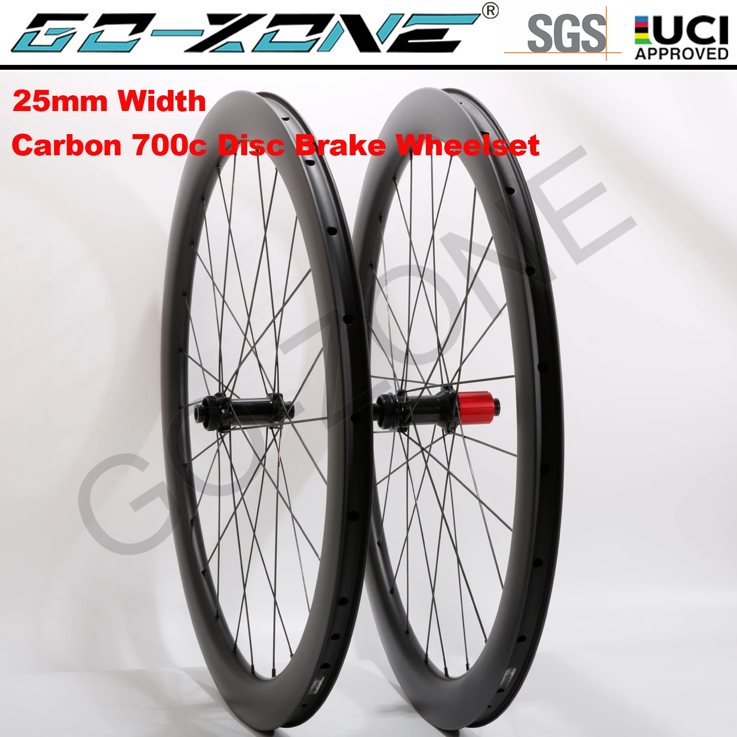 

Carbon 700c Wheelset Disc Brake Shiman0 Clincher Tubeless Tubular 38mm/50mm Depth UCI Approved Carbon Road Wheels