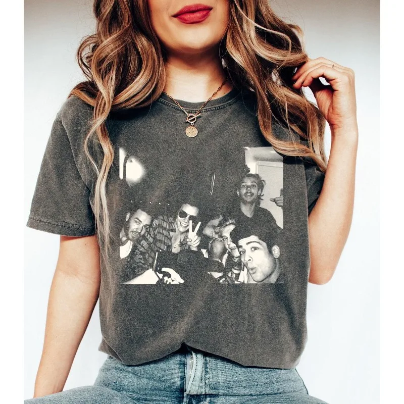 Retro Eternal Unidirectional Band T-shirt Summer New Style Unisex Casual Cotton T-shirt