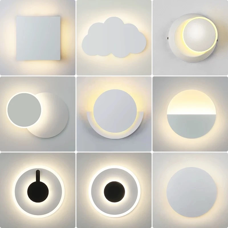 

Wall lamp, bedroom living room background wall lamp, modern and simple staircase corridor creative lamp, wall lamp, bedside lamp