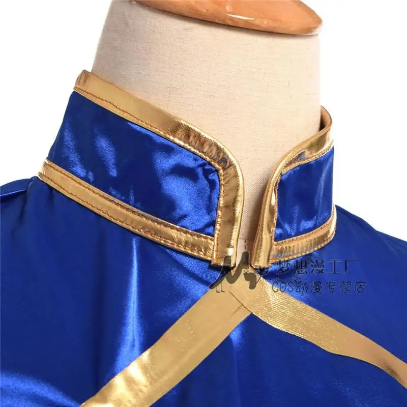 أنيمي الطرفية الشارع Chunli الجيل الأول ملابس الملك شيونغسام هدية ارتداء مجموعة الزي الوالدين والطفل للأطفال