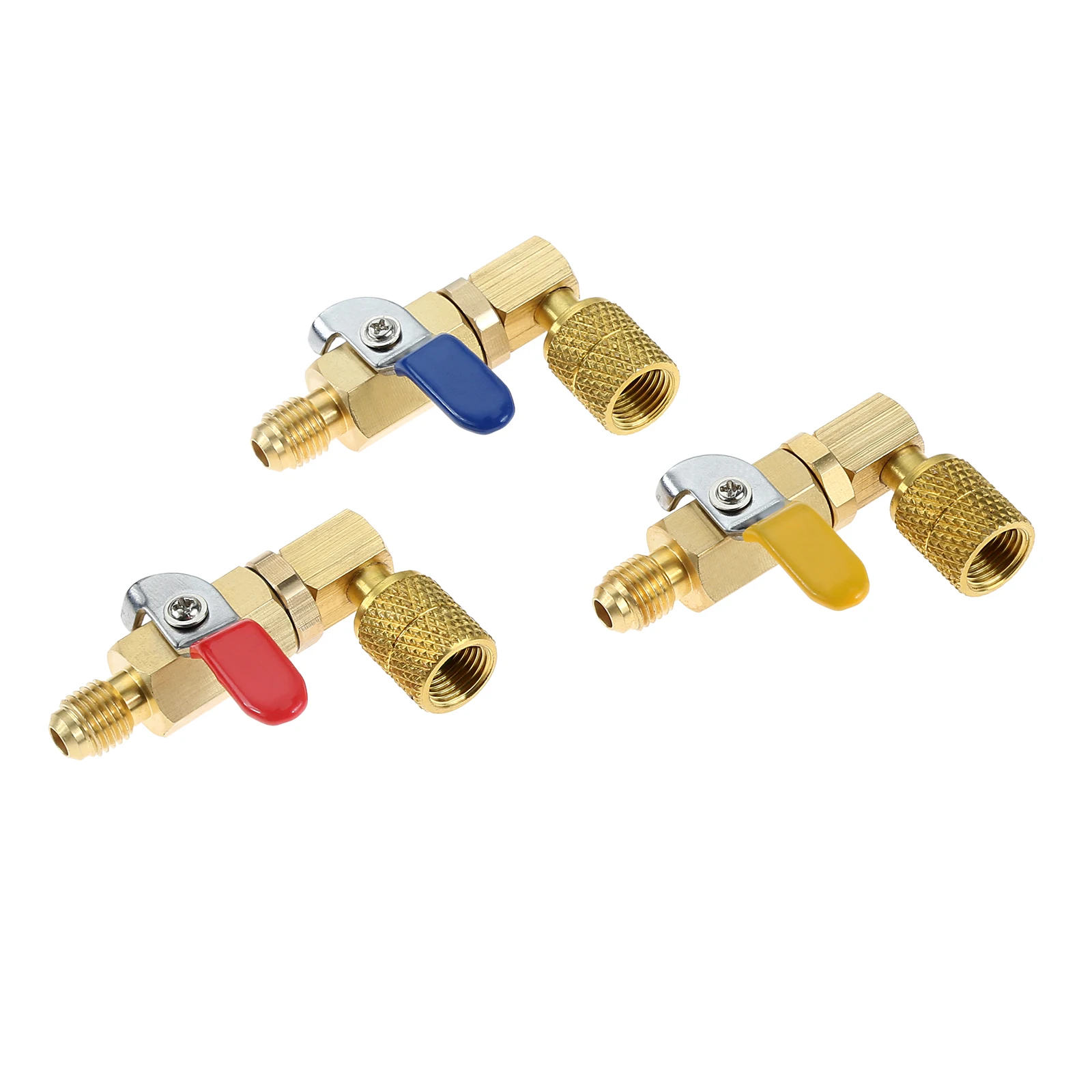 3Pcs/set R410a Air Conditioner Ball Valve Shut-Off 5/16\