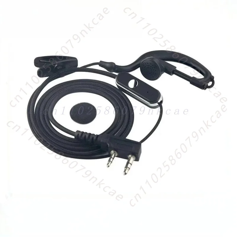 Cable de auriculares de alta calidad para walkie-talkie, universal, suave, con diseño de oreja colgante, con conectores K, M, Y, de un solo orificio y tipo T.
