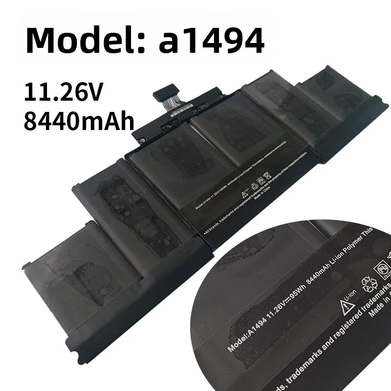 بطارية لجهاز A1417 A1494 A1618 ماك بوك برو 15 "A1398 بطارية بديلة للكمبيوتر المحمول البطارية الأصلية السعر المنخفض