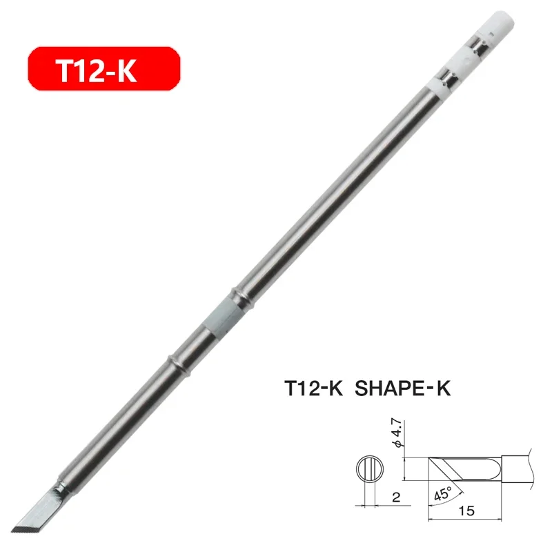 Universelle T12 Lötspitzen Verschiedene Modelle Schweißspitze T12-ILS D52 K KU I D24 BC2 C4 C1 JL02 Ersatz-Lötspitzen – Detail 17