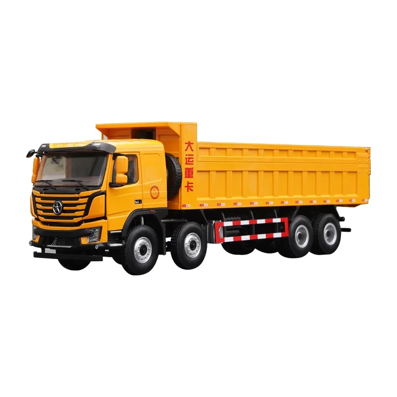 

Оригинальный масштаб 1:24, сверхмощный грузовик Dayun N8V, литой под давлением самосвал, модель 8*4, большая модель инженерного грузовика из сплава для подарка