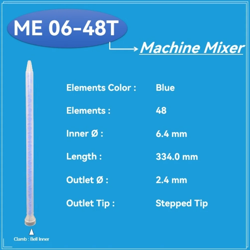 

SULZER MIXPAC Машинный миксер ME 06-48T двухкомпонентный статический миксер 100шт.