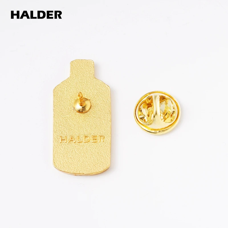 HALDER Wine Enamel Pin Whiskey Brooch Moutai Badge Lapel Pin Backpack Jeans Clothes Birthday Party Jewelry Gift for Best Friends