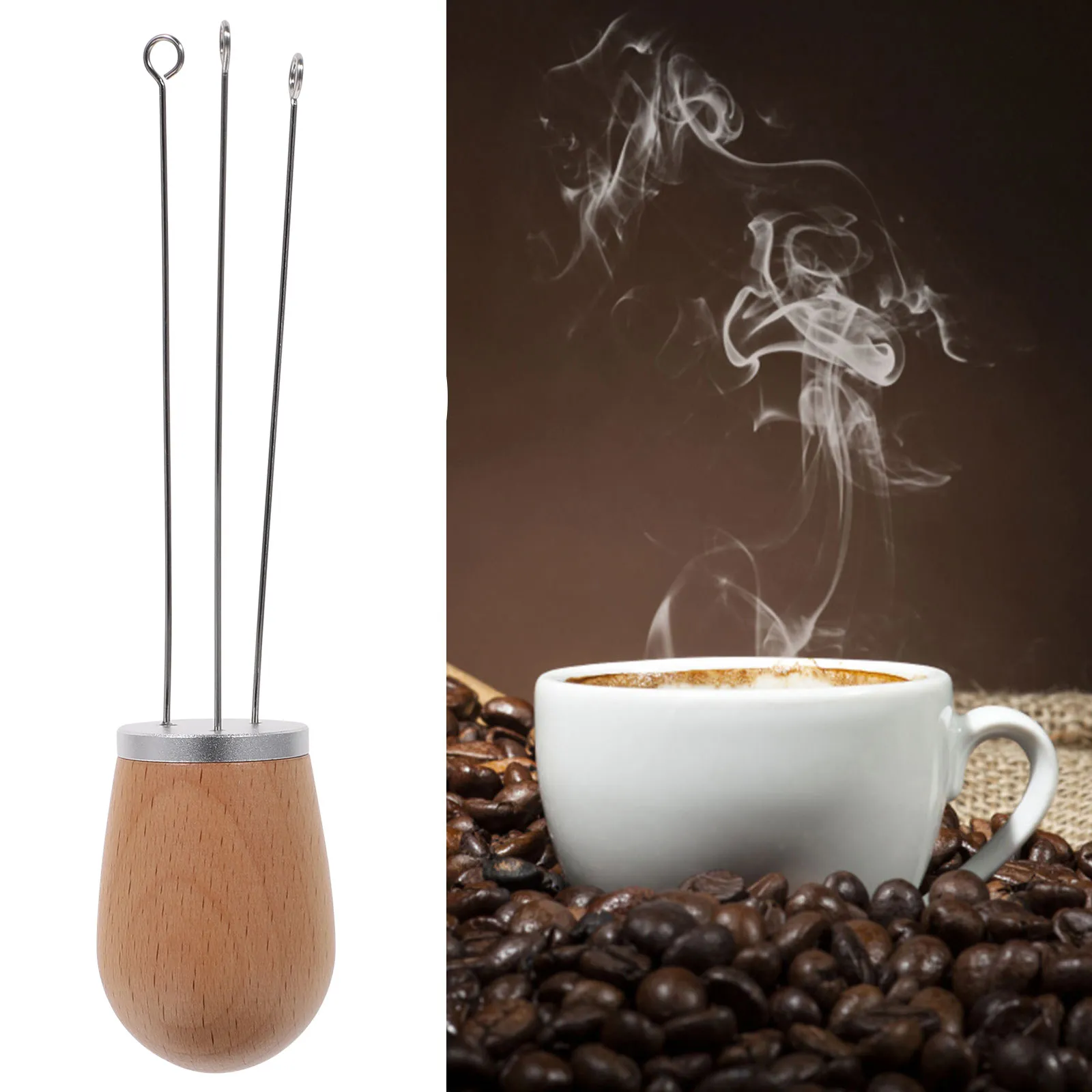 Coffee Distribution Needle Stirrer Espresso Stirrer Distributor for Uniform Fine Grinding Suitable for Home Shop Cafe Espresso