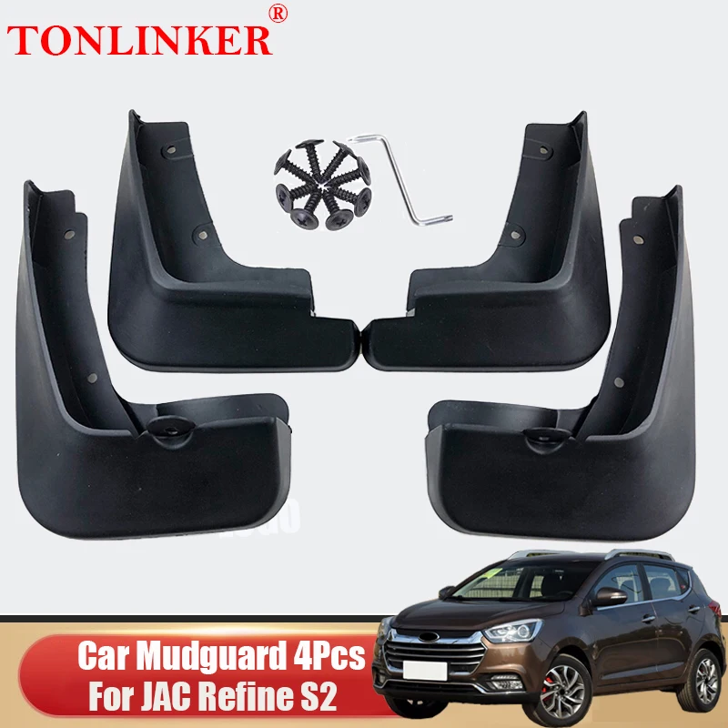 

Car Mudguard For JAC Refine S2 2015-2019 T4 T40 Front Rear Mud Flaps Mudguards Splash Guards Fender Mudflaps 4Pcs Accessories